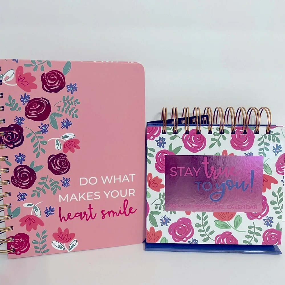Pink Planner & perpetual calendar set